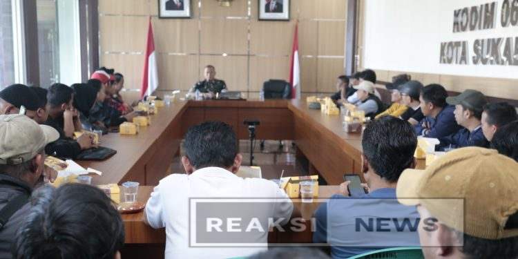 Dandim 0607/ Kota Sukabumi Ajak Media Bersinergi Dukung Program Strategis TNI dan Pemerintah