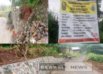 Pemdes Wangunjaya Realisasikan DD Tahap II untuk Pembangunan TPT, Warga Merasa Lebih Tenang