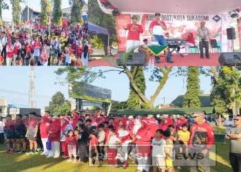 Kodim 0607 Kota Sukabumi Gelar Lomba dan Jajanan Gratis Sambut HUT ke-80 RI