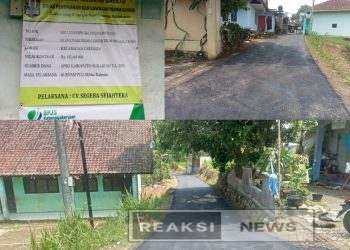 Dinas Perkim Kabupaten Sukabumi Realisasikan Pengaspalan Jalan Lingkungan Lembur Tegal Sindang Lengo
