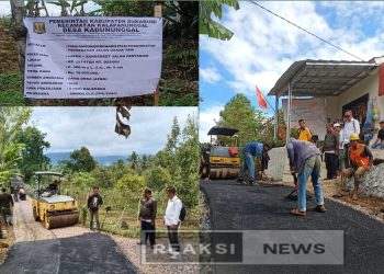 Pemerintah Desa Kadununggal Realisasikan Tahap 2 Pengerasan Jalan Usaha Tani