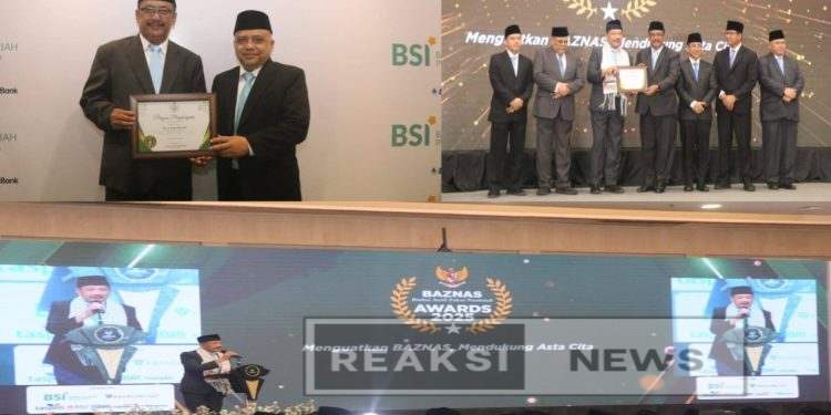 Bupati Sukabumi Terima Penghargaan Baznas Award Tahun 2025