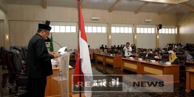 Bupati Apresiasi Pandangan Umum Fraksi DPRD Kabupaten Sukabumi