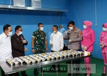Wabup Hadiri Launching Dapur Satuan Pelayanan Pemenuhan Gizi Polres Sukabumi