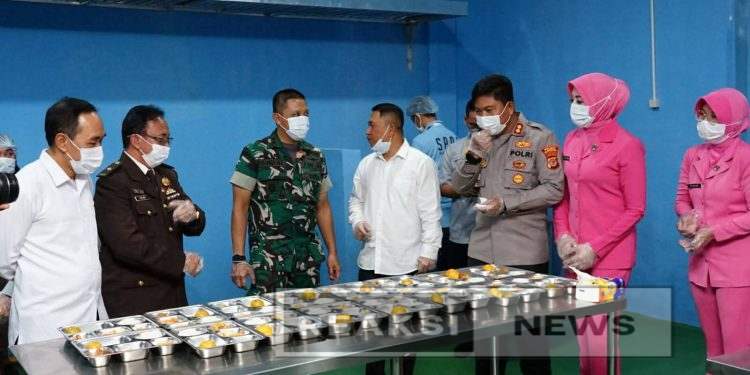 Wabup Hadiri Launching Dapur Satuan Pelayanan Pemenuhan Gizi Polres Sukabumi
