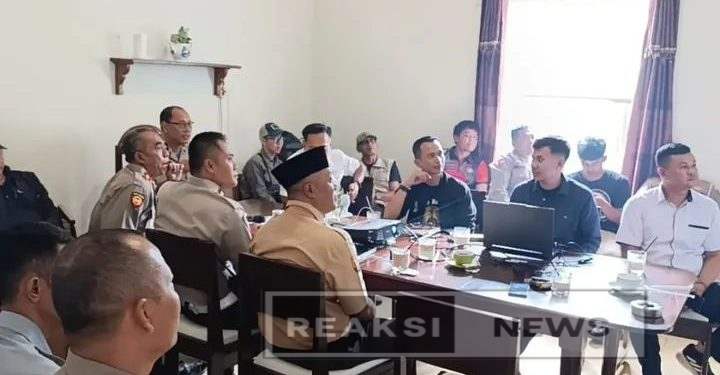 Rapat koordinasi kegiatan Merdeka Ride di Secret Garden, Kapolsek Efektifkan Ngariung Bareng