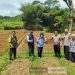 Dukung Ketahanan Pangan Nasional, Polsek Baros Monitoring Lahan Siap Tanam di Jayamekar