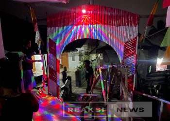 Antusias Warga RT 03/ RW 06 Bangun Gapura Bernuansa HUT RI