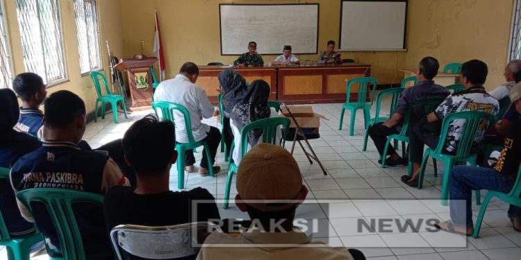 Danramil 2203/Warungkiara Kapten Inf Agus Rahman Hadiri Rapat PHBN Tingkat Kecamatan