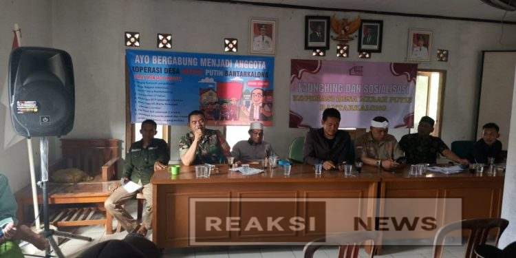 Sertu H. Agus Ramdani Koramil 2203/Warungkiara Hadiri Launching KMP di Bantarkalong