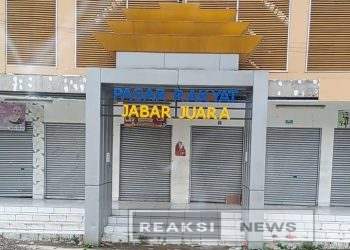 Tak Sampai Setahun Aktivitas Berdagangnya, Kini Pasar Rakyat Jabar Juara di Lembursitu Kota Sukabumi Lumpuh Tutup Total, Cek Faktanya
