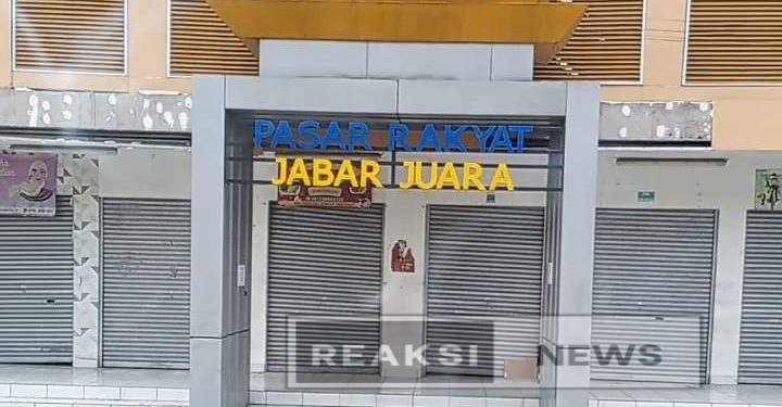 Tak Sampai Setahun Aktivitas Berdagangnya, Kini Pasar Rakyat Jabar Juara di Lembursitu Kota Sukabumi Lumpuh Tutup Total, Cek Faktanya
