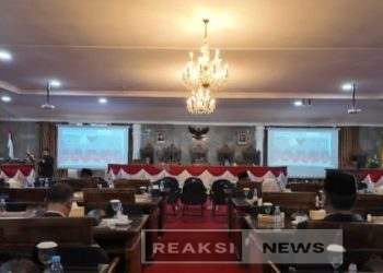 DPRD Kota Sukabumi Menggelar Rapat Paripurna Atas Pidato Kenegaraan Sebagian dari Peringatan HUT Republik Indonesia