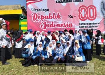 HIMPAUDI Kecamatan Nagrak Ikuti Upacara HUT RI ke-80