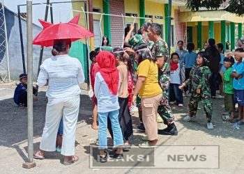 Babinsa Bantargebang Kopka Roni Gelar Lomba Meriahkan HUT RI ke-80