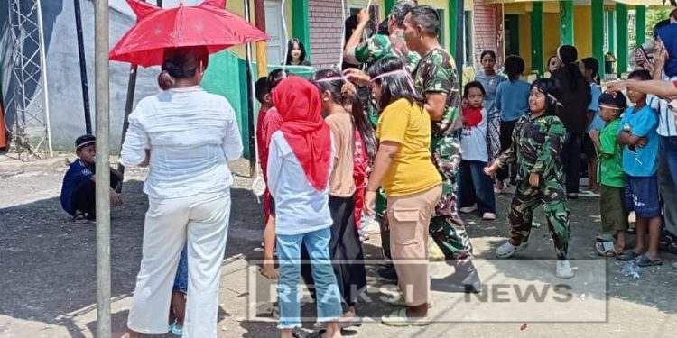 Babinsa Bantargebang Kopka Roni Gelar Lomba Meriahkan HUT RI ke-80