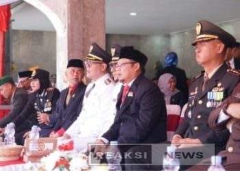 DPRD Kota Sukabumi, Hadir Peringati Upacara Hut RI Ke 80 di Lapang Merdeka