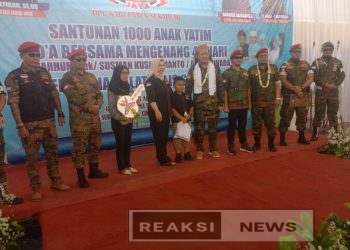 GRIB Jaya Kabupaten SukabumiGelar Santunan 1000 Anak Yatim dan Doa Bersama 40 Hari Alm. Susman Kushermanto