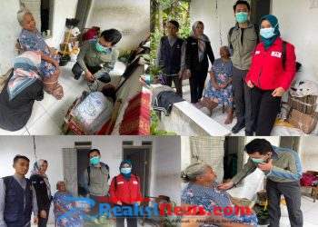 Tim Dinkes dari Pusat Kesehatan, Unit Pelayanan Teknis Dinas Puskesmas Cicurug Kab Sukabumi, Lakukan Pemeriksaan Rutin Penyakit Filariasis