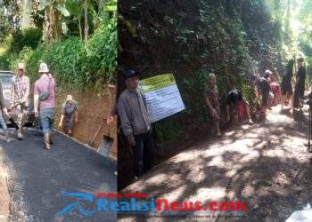 Pemdes Babakan Panjang Bangun Infrastruktur Jalan di Dusun Nyangegeng