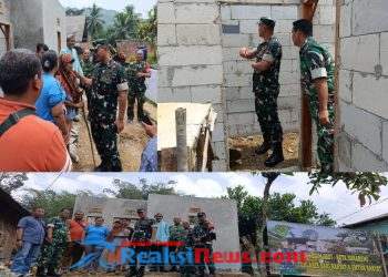 Dandim 0607/Kota Sukabumi Tinjau Progres Pembangunan Rutilahu di Desa Bojongkembar