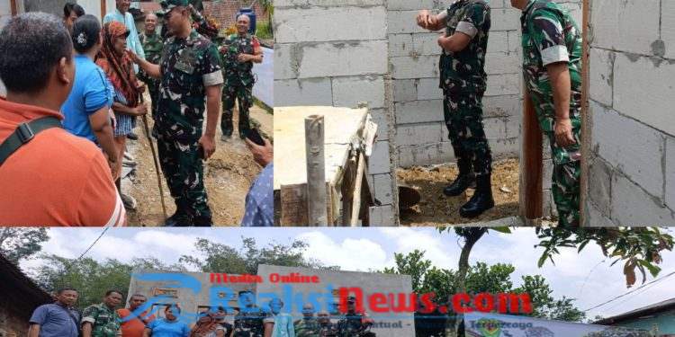 Dandim 0607/Kota Sukabumi Tinjau Progres Pembangunan Rutilahu di Desa Bojongkembar