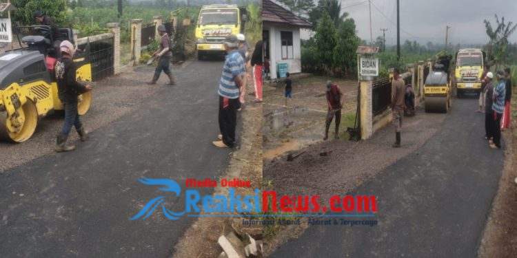 Dari Pustu Hingga Perbatasan Nagrak Selatan, Jalan Desa Babakan Panjang Kini Mulai Mulus”