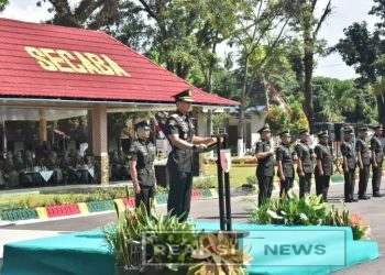 Danbrigif 9 Kostrad, Hadiri Upacara Penutupan Dikmaba TNI AD Program TA 2025 Rindam V/Brawijaya
