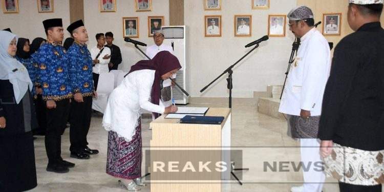 Pelantikan Pejabat Fungsional, Bupati Jaga Semangat Pengabdian, Integritas dan Profesionalisme