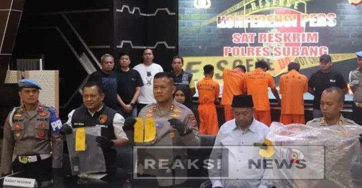 Polres Subang Bongkar Komplotan Begal, 4 Pelaku Berhasil Diringkus