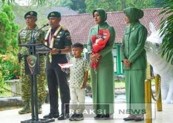 Penuh Haru, Yonif 320 Kostrad Lepas Komandan Letkol Inf Erly Merlian, S.I.P.