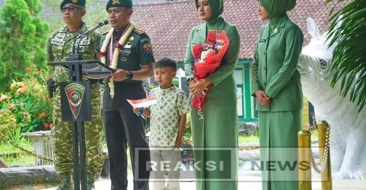 Penuh Haru, Yonif 320 Kostrad Lepas Komandan Letkol Inf Erly Merlian, S.I.P.