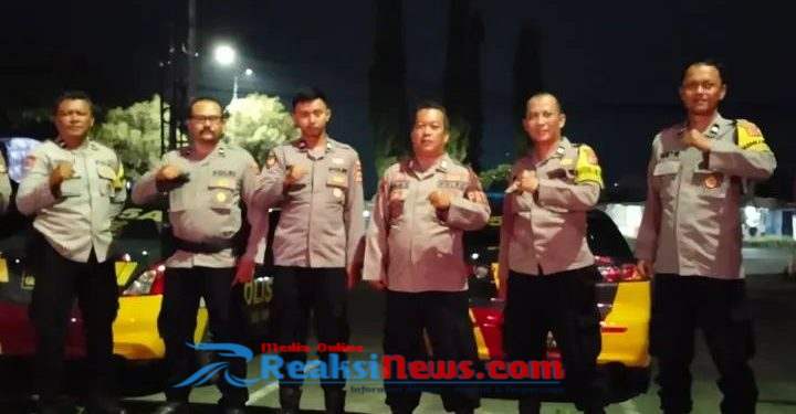 Gelar Apel KRYD Rayon Selatan. Polsek Baros Antisipasi Gangguan Kamtibmas Malam Minggu