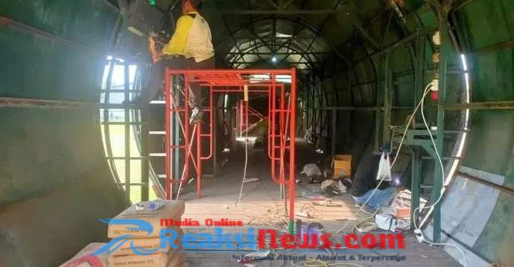 Yonif 503 Kostrad Laksanakan Pemeliharaan Sarpras Latihan Lintas Udara