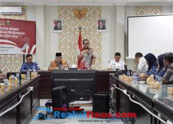Kunker Spesifik Komisi Vlll DPR RI ke SRMP, Wabup Tegaskan Pentingnya Sinergitas Dalam Pembangunan Daerah