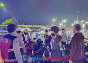 Optimalkan Patroli malam, Polsek Baros himbau warga nongkrong dimalam hari