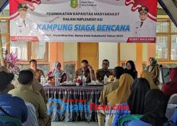 Antisipasi Banjir, Bhabinkamtibmas Jayaraksa Monitoring Pembentukan Kampung Siaga Bencana ( KSB)