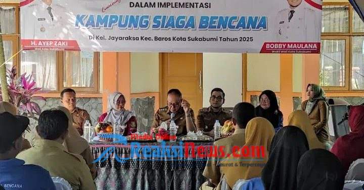 Antisipasi Banjir, Bhabinkamtibmas Jayaraksa Monitoring Pembentukan Kampung Siaga Bencana ( KSB)