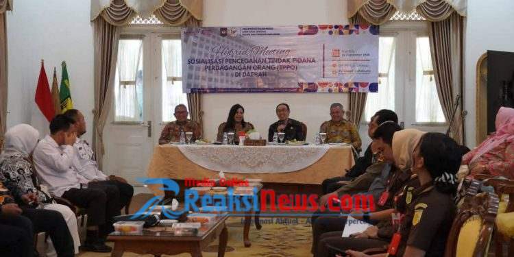Sosialisasi Pencegahan TPPO di Daerah, Sekda Sampaikan Upaya yang Dilakukan Pemkab Sukabumi