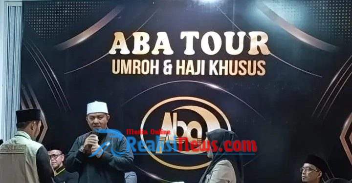 Umroh PT. Abba Toure, Polsek Baros Laksanakan Pengamanan Pemberangkatan Jemaah Umroh