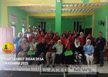 Suasana Haru Pisah Sambut Bidan Desa Sukadamai Tahun 2025