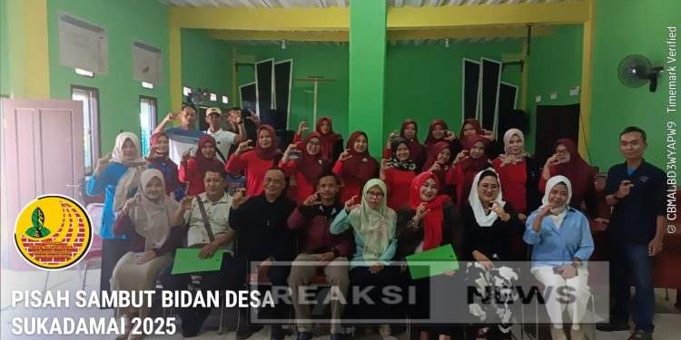 Suasana Haru Pisah Sambut Bidan Desa Sukadamai Tahun 2025