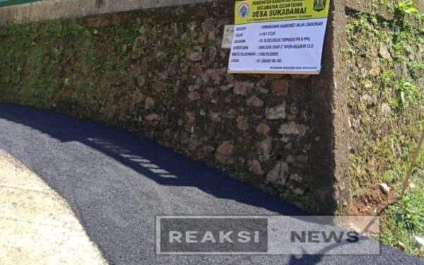 Pemdes Sukadamai Salurkan Dana Desa Tahap II untuk Empat Titik Pembangunan