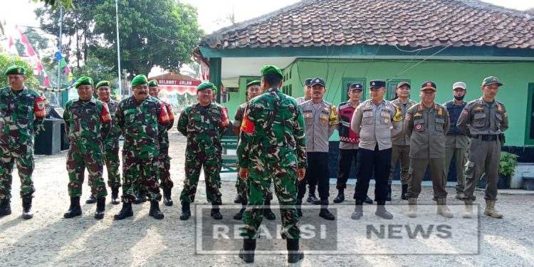 Danramil 2203/Warungkiara Pimpin Apel Siaga Pengamanan Kondusifitas Wilayah