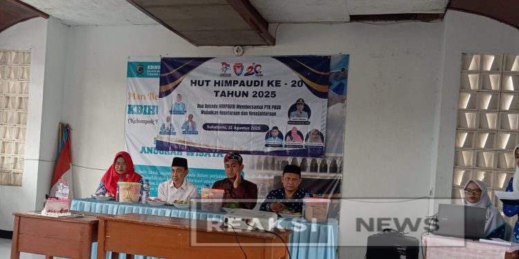 HUT HIMPAUDI ke-20 Tahun 2025 dan Maulid Nabi Muhammad SAW, Momentum Tingkatkan Peran PTK PAUD di Cibadak Kabupaten Sukabumi
