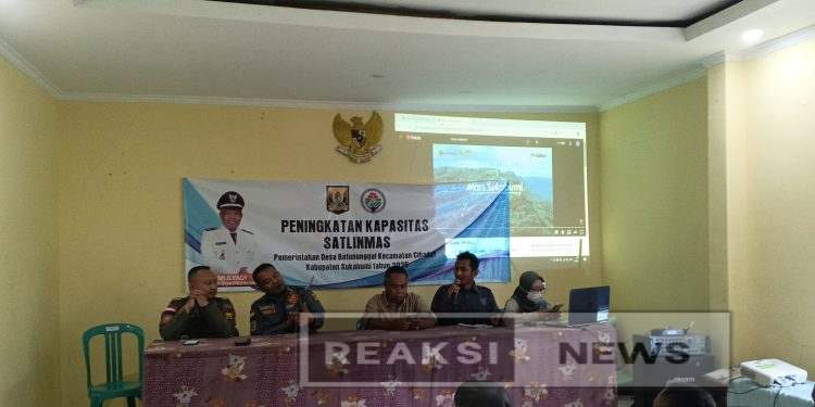 Pemdes Batununggal Cibadak Gelar Pelatihan Kapasitas Linmas