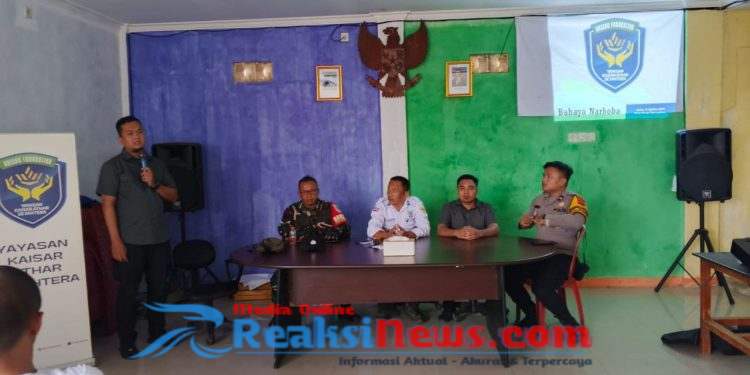 Babinsa Ubrug Sertu Nasrulloh Koramil 2203/Warungkiara Hadiri Sosialisasi Bahaya Narkoba dari BNN