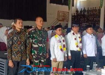 Dandim 0607/Kota Sukabumi Dampingi Kunjungan Jenderal TNI (Purn) Dr. H. Dudung Abdulrachmad di SMA Al-Bayan Sukabumi