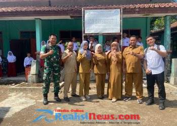 Danpos Bantargadung Koramil 2203/Warungkiara Peltu Andi Sosialisasi Dapur MBG Digelar di Sekolah Wilayah Bantargebang