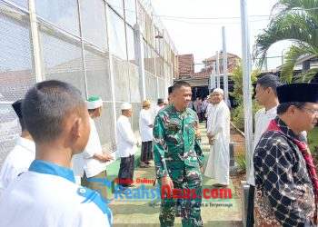 Danramil 2203/Warungkiara Hadiri Peringatan Maulid Nabi Muhammad SAW di Lapas Kelas IIA Warungkiara